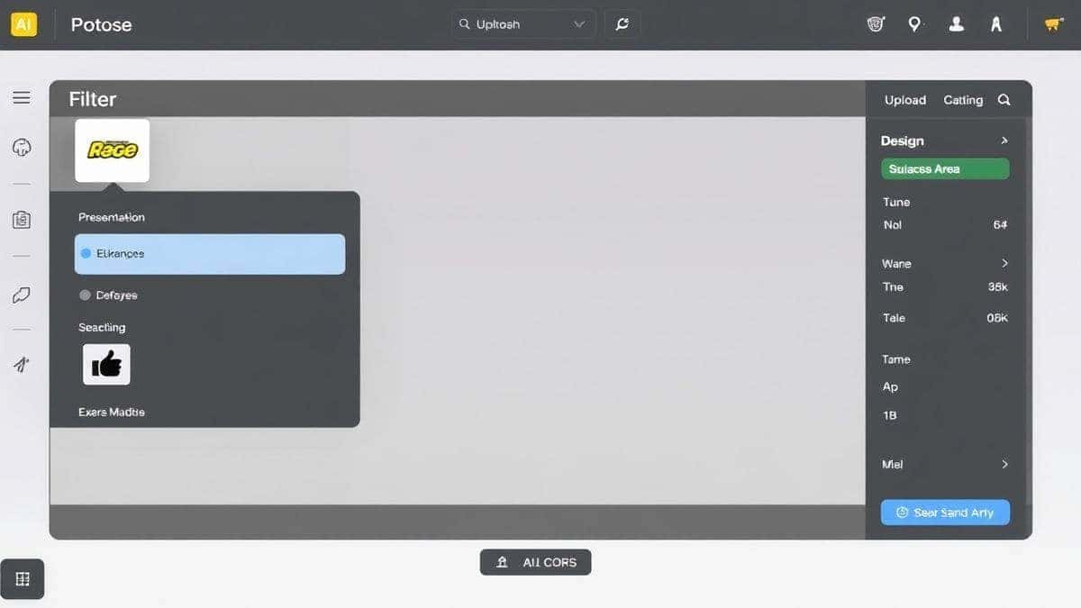 ai lego filter online tool interface showing upload area and style selection options modern clean design