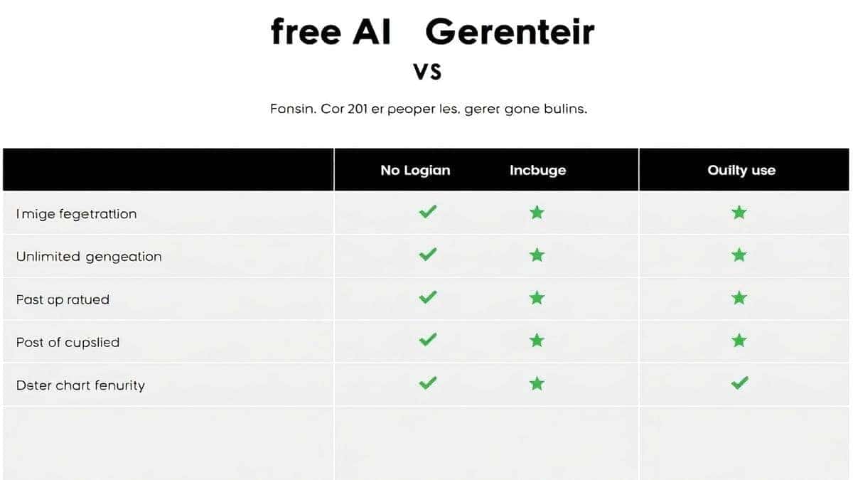 side by side comparison of four software interfaces showing ai doll generator versus photoshop versus midjourney versus mobile app with feature highlights