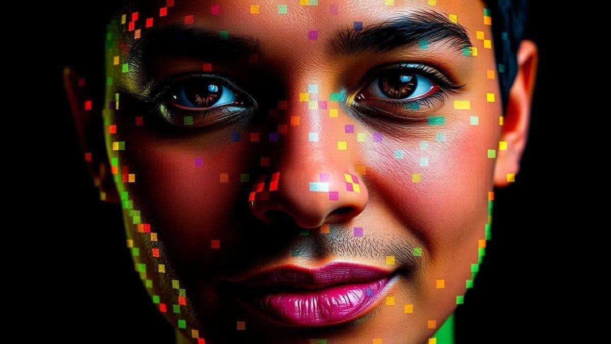 close up portrait of a person transformed into colorful lego brick style artwork digital art playful vibrant lighting detailed texture close up portrait of a person transformed into colorful lego brick style artwork digital art playful vibrant lighting detailed texture