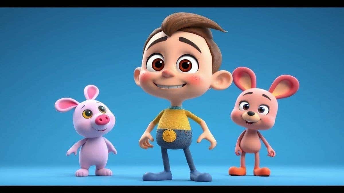 best pixar ai generator online creating 3d animated character disney style vibrant colors professional lighting detailed textures cinematic quality