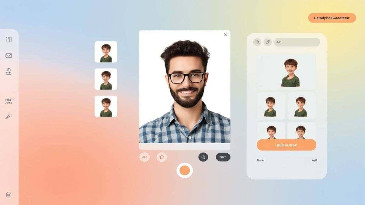 user uploading a selfie photo to ai headshot generator interface with drag and drop feature clean modern web design user uploading a selfie photo to ai headshot generator interface with drag and drop feature clean modern web design