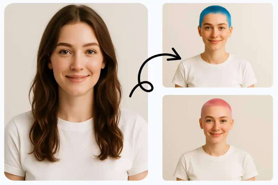 AI Buzz Cut Filter - ImageFk AI Tool