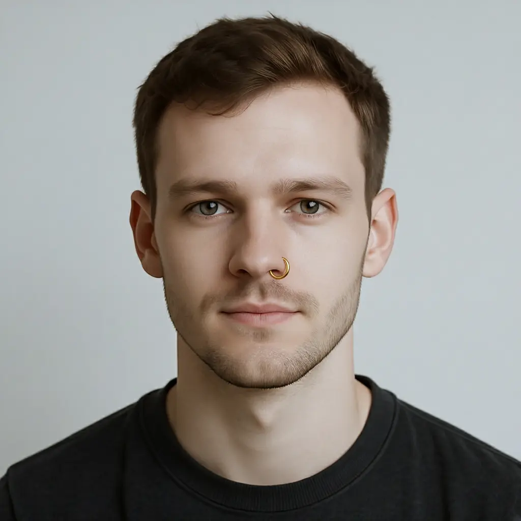 Nose Piercing Filter - ImageFk AI Tool