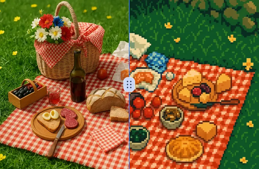 AI Photo to Pixel Art