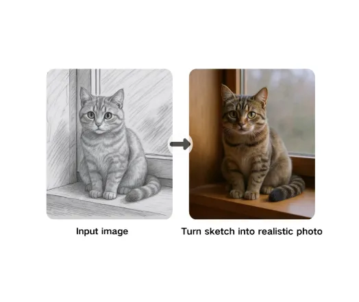AI Sketch to Photo - ImageFk AI Tool