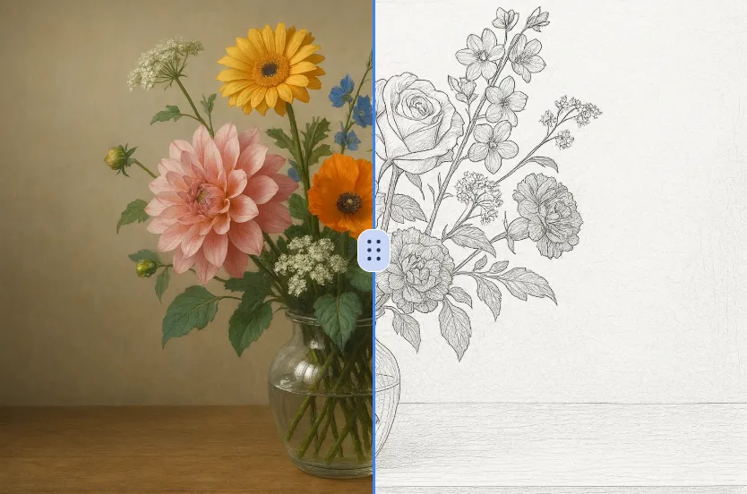 Turn Photo Into Line Drawing - ImageFk AI Tool