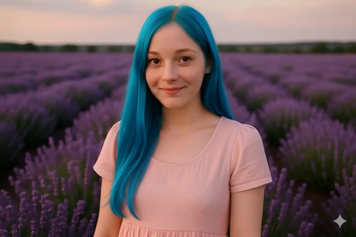 Modified AI Hair Color Changer image result