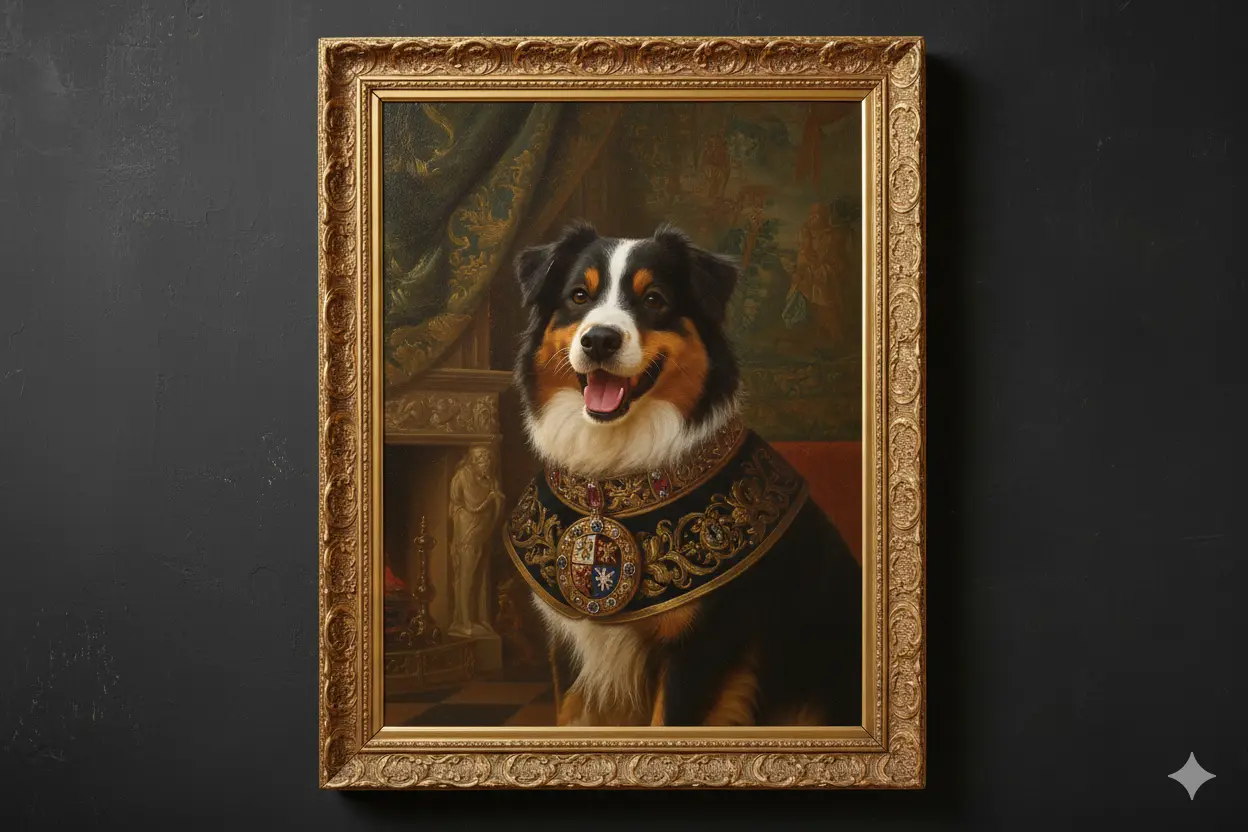 Modified AI Pet Portrait Generator image result