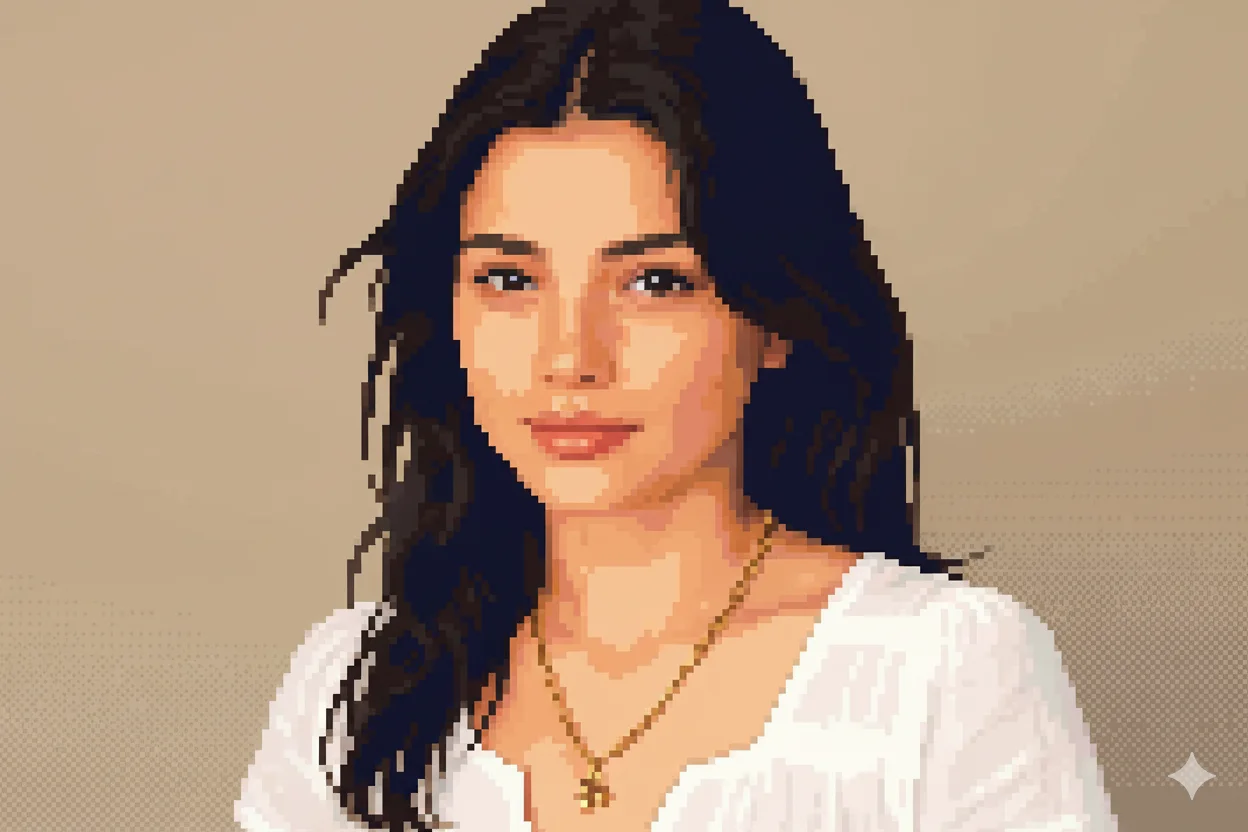 Modified AI Photo to Pixel Art image result